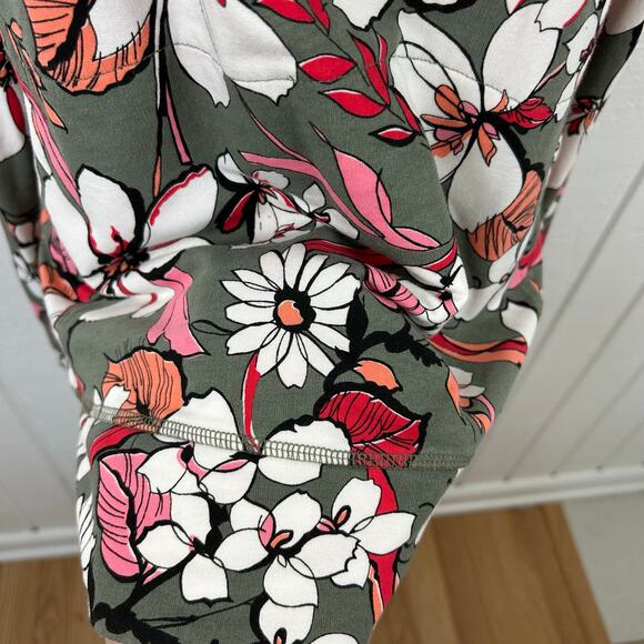 💗sold💗not for sale💗Talbots Women Long Sleeve 1/4 Zip Sweatshirt Jacket Top Green - Picture 4 of 8